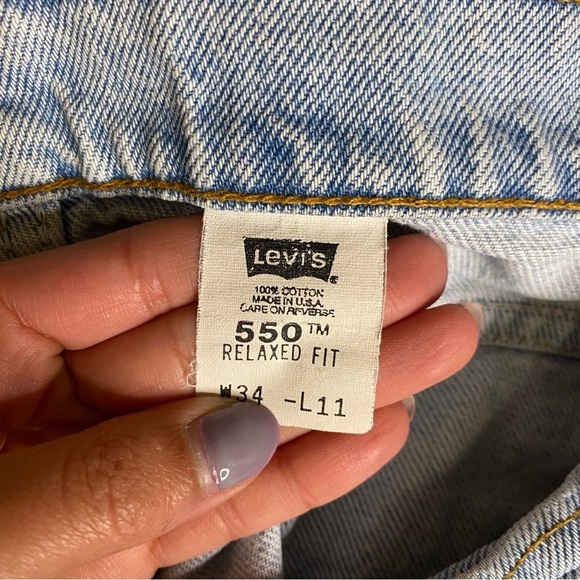 NWOT Levi’s Men’s Light Blue Shorts size 34 W x 11 L - Picture 4 of 4